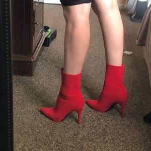 Red Sock booties